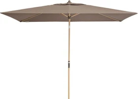 Doppler Alu Wood Ultra Sonnenschirm 300x200cm greige