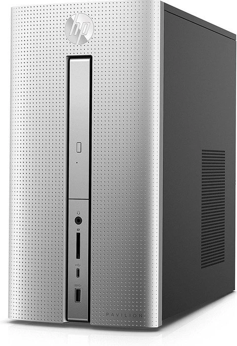 HP Pavilion 570-p581ng, silber, Core i5-7400, 8GB RAM, 128GB SSD, 1TB HDD, GeForce GT 1030