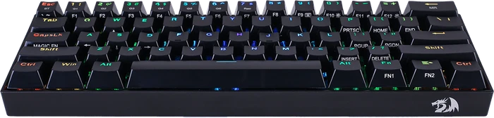 Redragon K530 Pro Draconic, LEDs RGB, hot-swap, schwarz, Gaote Outemu BROWN, USB/Bluetooth, US