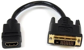 StarTech HDMI/DVI-D [Stecker] Adapterkabel 0.2m (HDDVIFM8IN)
