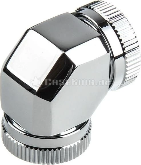 Phanteks Glacier Verbinder für Rohre 90° 12mm chrome