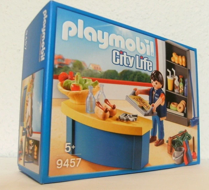 playmobil City Life Hausmeister mit Kiosk