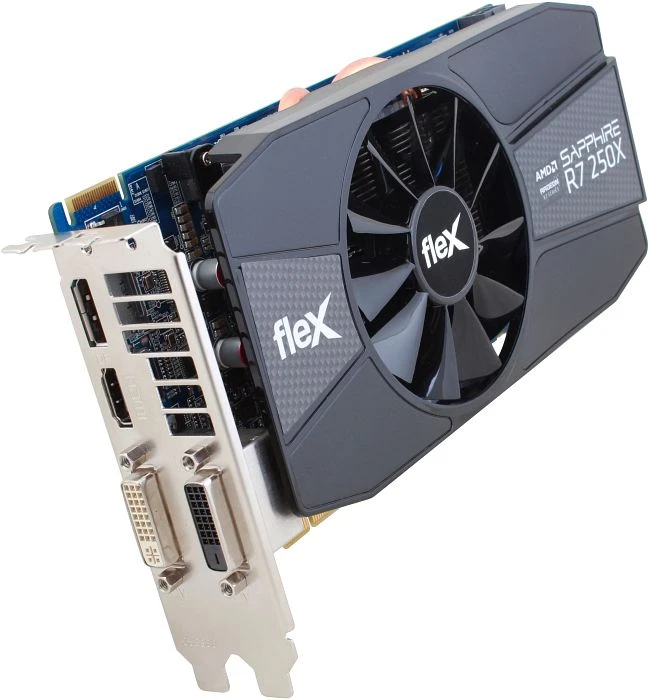 Sapphire Radeon R7 250X FleX, 1GB GDDR5, 2x DVI, HDMI, DP, lite retail