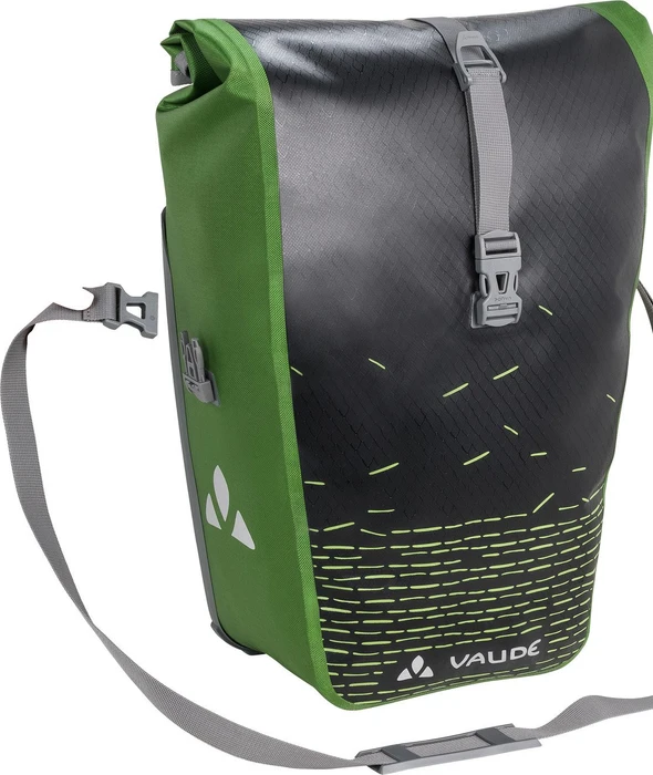 Vaude Aqua Back Print Single Gepäcktasche schwarz/grün