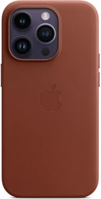 Apple Leder Case mit MagSafe für iPhone 14 Pro Umbra