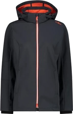 CMP Softshell Comfort Fit Laufjacke antracite/papavero (Damen)