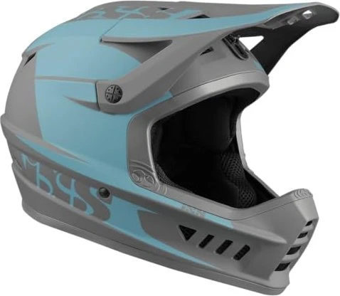 iXS Xact Evo Fullface-Helm ocean/graphite