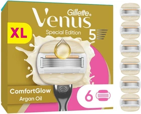 Gillette Venus ComfortGlow Argan Oil Rasierklinge, 6 Stück