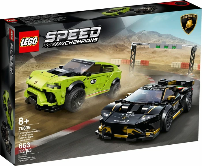 LEGO Speed Champions - Lamborghini Urus ST-X & Lamborghini Huracán Super Trofeo EVO
