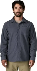 Patagonia Micro D Fleece Hemd langarm smolder blue (Herren)