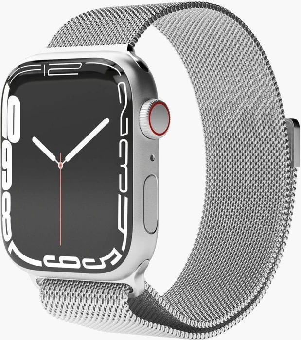 Vonmählen Milanaise Loop für Apple Watch 42mm silber
