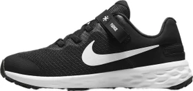 Nike Revolution 6 FlyEase black/dark smoke grey/white (Junior)