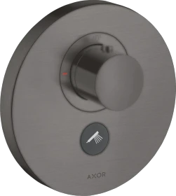 Hansgrohe Axor ShowerSelect rund Thermostat HighFlow mit 2 Ventilen brushed black chrome