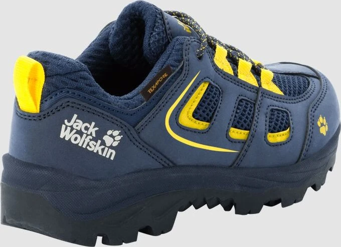 Jack Wolfskin Vojo Texapore Low blau/gelb (Junior)