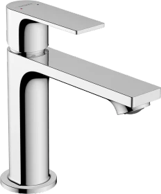Hansgrohe Rebris E 110 mit Zugstangen-Ablaufgarnitur chrom