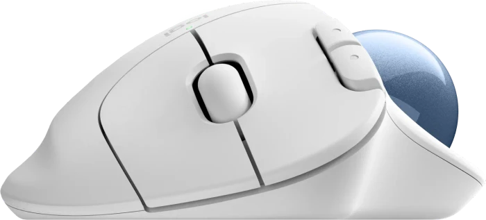Logitech Ergo M575S Silent Wireless Trackball, Offwhite, Logi Bolt, Bluetooth