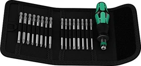 Wera Kraftform Kompakt 60 Imperial Bitset inkl. Tasche, 17-tlg.
