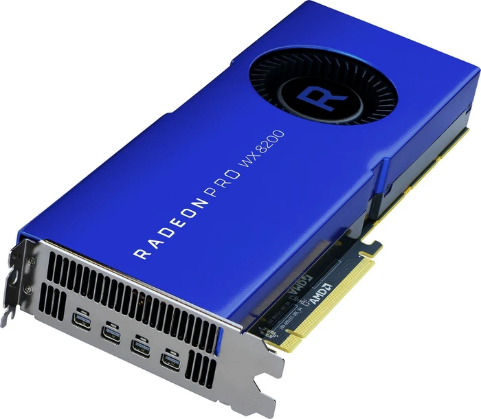 AMD Radeon PRO WX 8200, 8GB HBM2, 4x mDP