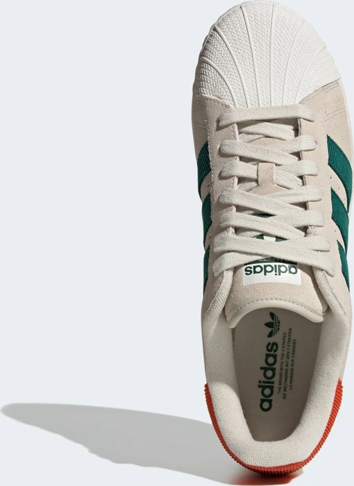 adidas Superstar XLG aluminium/collegiate green/preloved red (Herren)