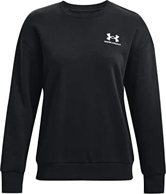 Under Armour Essential Fleece Sweatshirt schwarz/weiß (Damen)