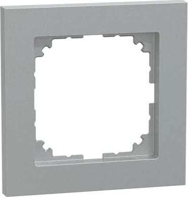 Merten System M M-Pure Rahmen 1fach Thermoplast edelmatt, aluminium