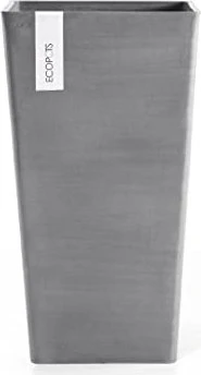 Ecopots Kunststoff-Topf Rotterdam Mid High 31x31cm grey