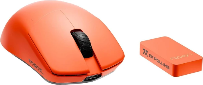 Fnatic x Lamzu MAYA 8K Wireless Gaming Mouse orange, USB