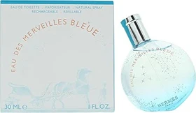 Hermès Eau Des Merveilles Bleue Eau de Toilette nachfüllbar, 30ml