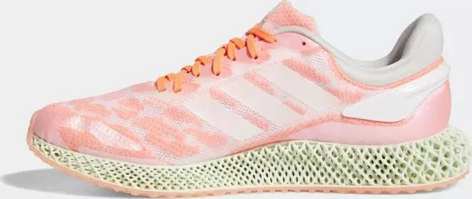 adidas 4D Run 1.0 cloud white/signal coral