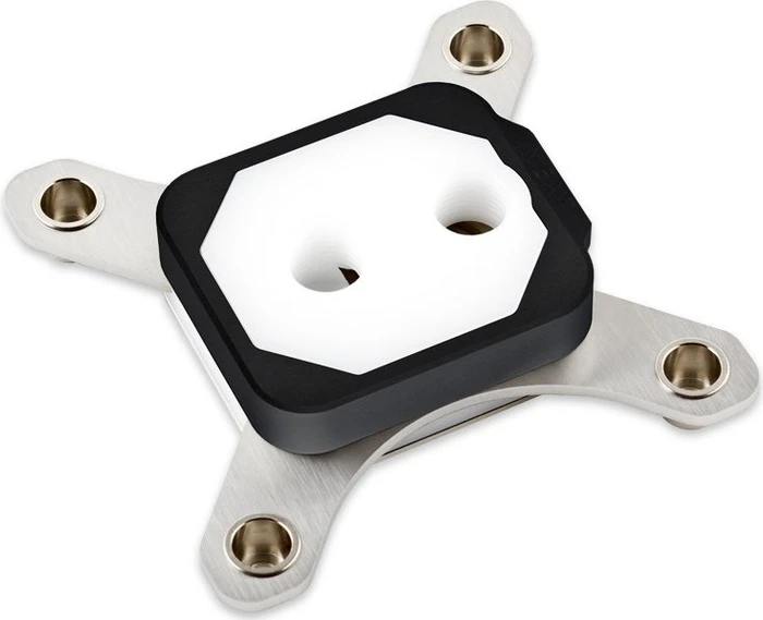 Aqua Computer cuplex kryos NEXT RGBpx 1150/1151/1155/1156/1200, Acetal/.925 Silber, schwarz
