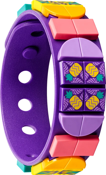 LEGO Dots - Neon-Tiger Armband & Taschenanhänger