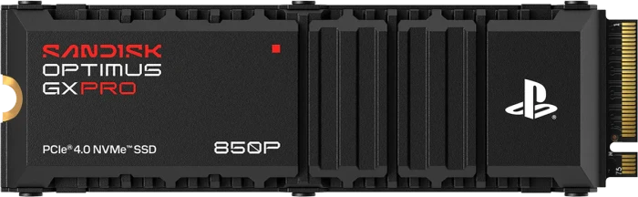 SanDisk Optimus GX PRO 850P for PS5 4TB, M.2 2280 / M-Key / PCIe 4.0 x4, Kühlkörper