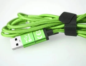 Smrter USB Ladekabel 5in1, USB Type-C zu USB Type-C/Apple Lightning/USB Micro-B 1.2m, grün