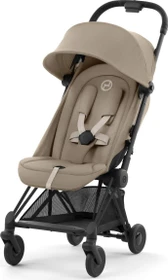 Cybex Coya Matte Black Frame cozy beige