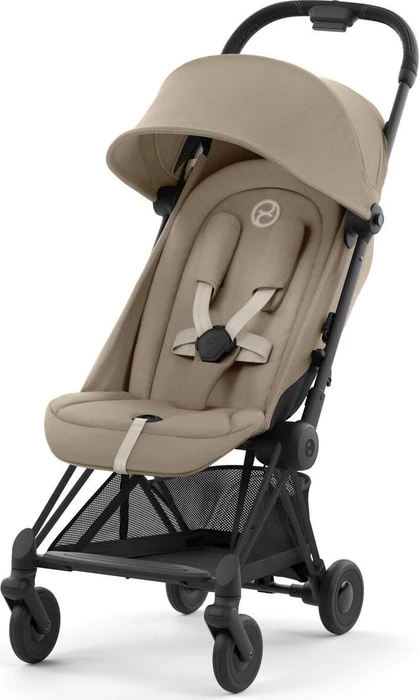 Cybex Coya Matte Black Frame cozy beige