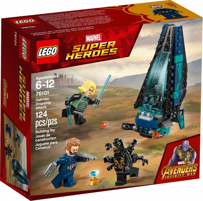 LEGO Marvel Super Heroes Spielset - Outrider Dropship-Angriff