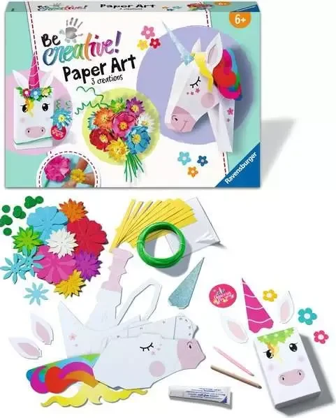 Ravensburger Be Creative Paper Art Unicorn