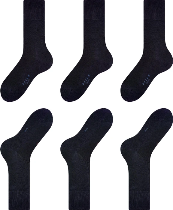 Falke Tiago Socken dark navy, 3 Paare (Herren)