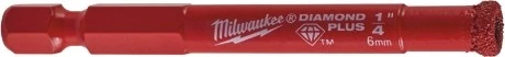 Milwaukee Diamond Max 1/4" Diamant-Bohrkrone, 6mm, 1 Stück
