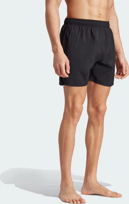 adidas Solid CLX Short-Length Badeshorts black/lucid lemon (Herren)
