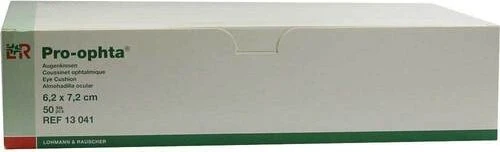 Lohmann & Rauscher Pro-ophta Augenkissen unsteril, 6.2 x 7.2cm, 50 Stück