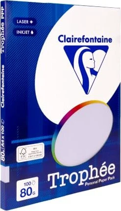 Clairefontaine Trophée Universalpapier matt lila, A4, 80g/m², 100 Blatt