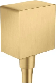 Hansgrohe Axor ShowerSolutions Wandanschluss eckig brushed goldoptik