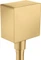 Hansgrohe Axor ShowerSolutions Wandanschluss eckig brushed goldoptik Vorschaubild
