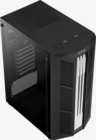 AeroCool Prime, inkl. 2x Lüfter, Glasfenster