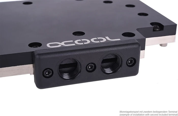 Alphacool Eisblock GPX-A Acetal AMD RX Vega M03 mit Backplate, schwarz