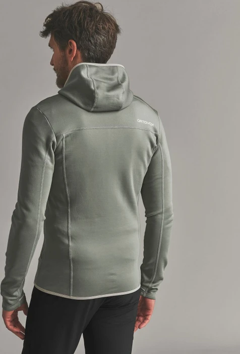 Ortovox Fleece Hoody Funktionsjacke green sage (Herren)