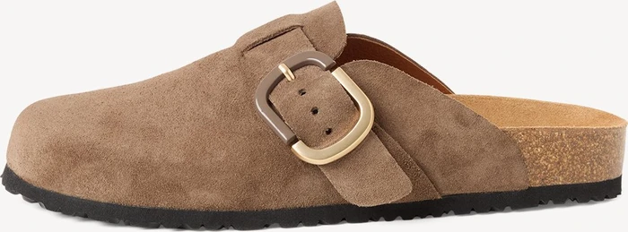 Tamaris Lederpantolette braun (Damen)