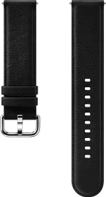 Samsung Leather Band 20mm für die Galaxy Watch Active 2 schwarz