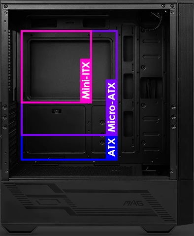 MSI MAG Forge 111R, Glasfenster